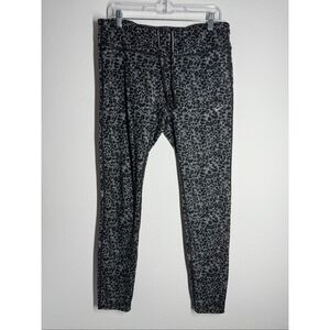 Nike Women’s Dri-FIT Leopard Print Yoga Athletic Leggings Drawstring Pocket SzXL